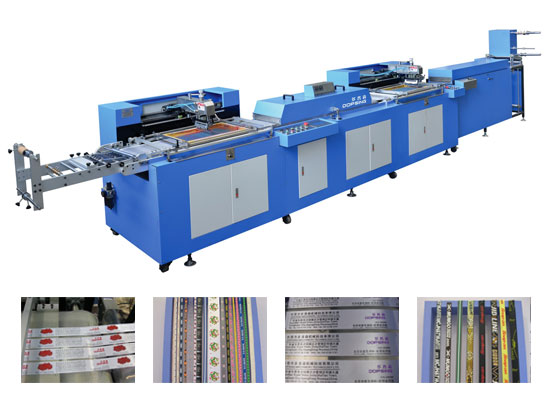 Professional Design Nylon Bag Belt Starching And Finishing Machine -
 WET-4001S-02 2Colors Label Ribbons Automatic screen printing machine – Kin Wah