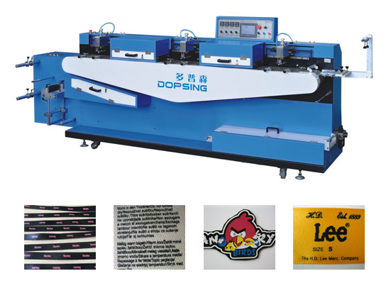 High reputation Double Rotating 6 Color Station Silk Screen Printing -
 clothing labels screen printing machine with CE Certificate – Kin Wah