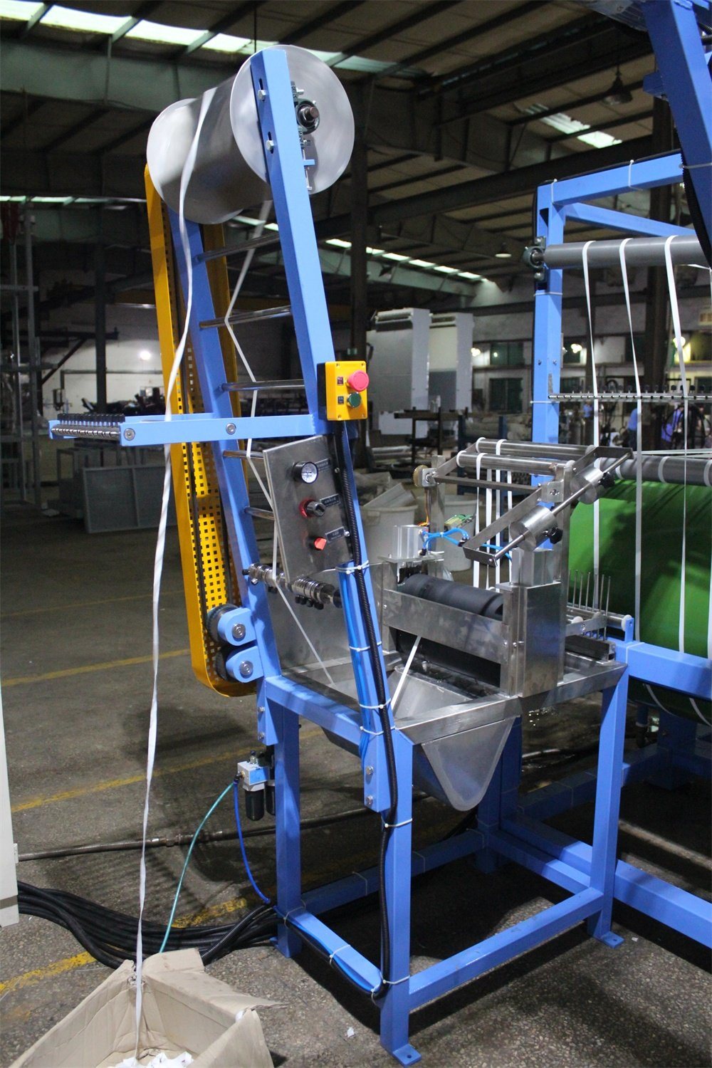 High Efficiency Nylon Webbing Finishing and Starching Machine