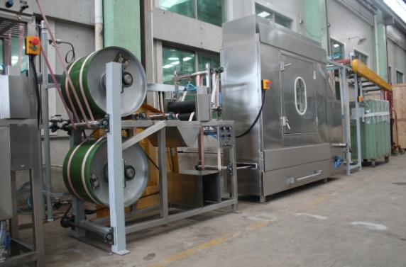 Satin Ribbons Continuous Dyeing&Finishing Machine with High Speed