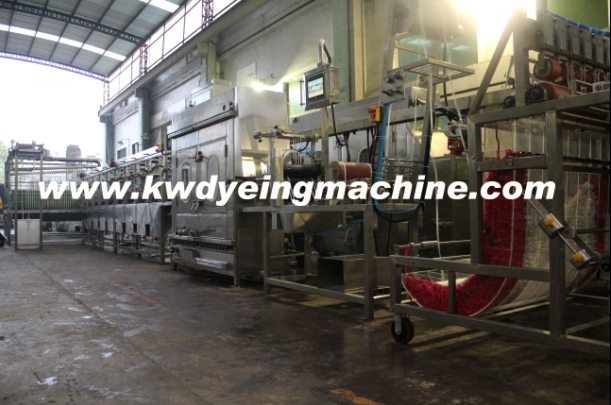 400mm Nylon Elastic Tape Continuous Dyeing Machine with Ce Certificate