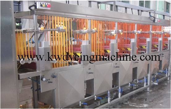 High Speed Nylon Elastic Tapes Continuous Dyeing&Finishing Machine with CE