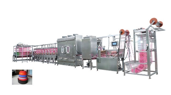 Nylon Elastic Tapes/Elastic Straps Continuous Dyeing Machine