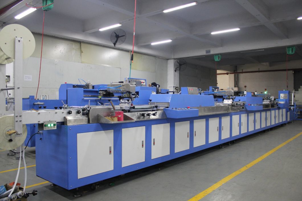 Cloth Labels Automatic Screen Printing Machine for Sale (SPE-3000S-5C)