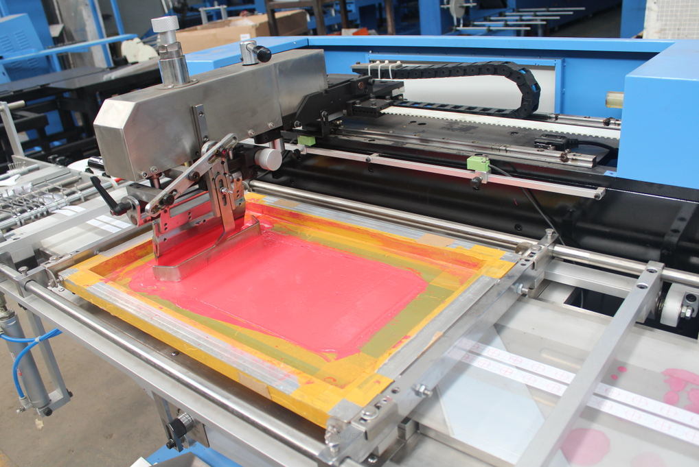 2 Colors Elastic Tapes Automatic Screen Printing Machine