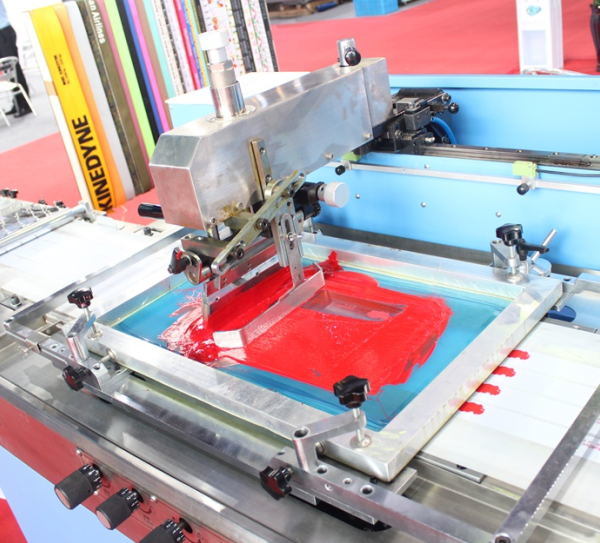 Cotton Tapes Label Automatic Screen Printing Machine 2colors