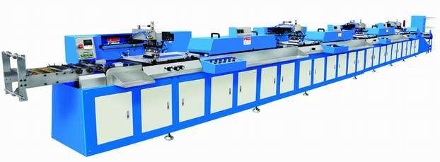 Multicolor Roll to Roll Label Automatic Silk Screen Printing Machine