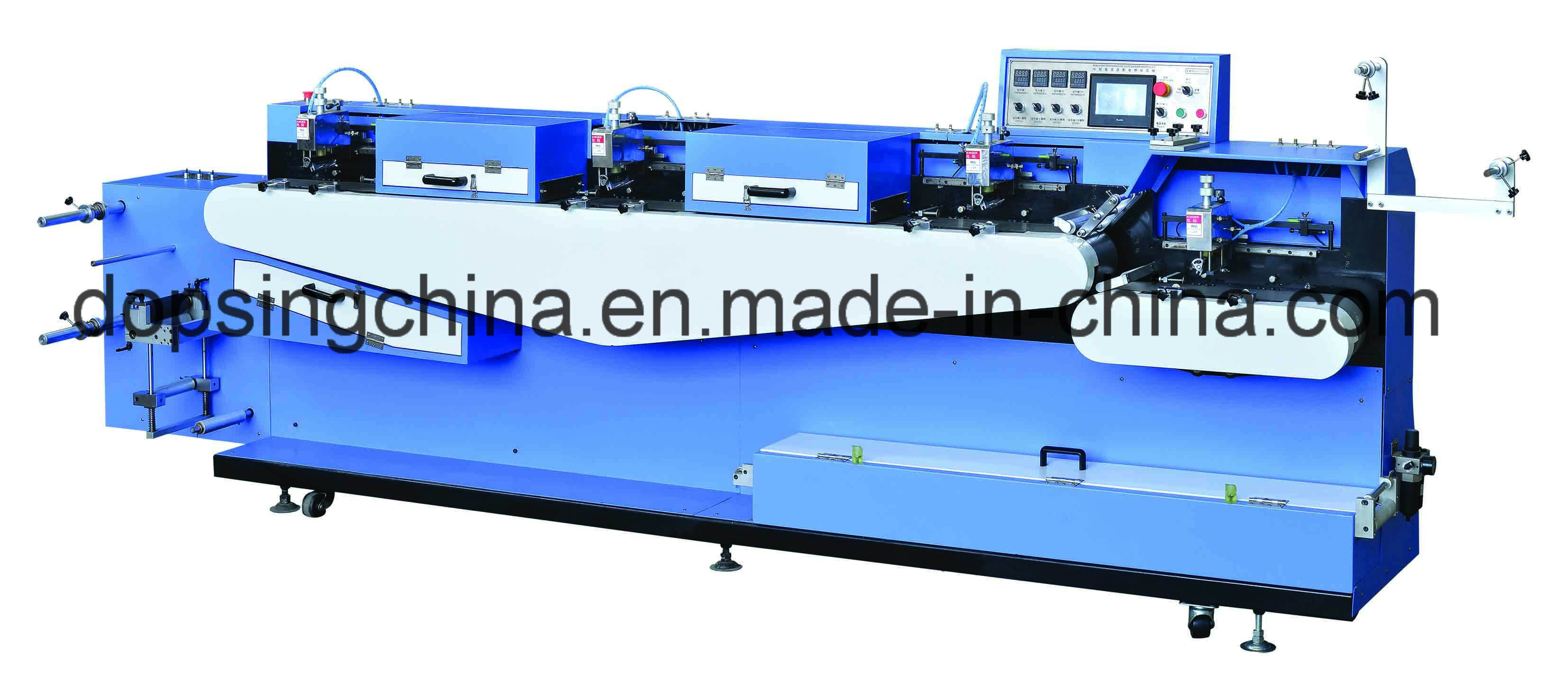 OEM/ODM Factory Luggage Belt Screen Printing Machine -
 Woven Label Automatic Screen Printing Machine 3+1c – Kin Wah