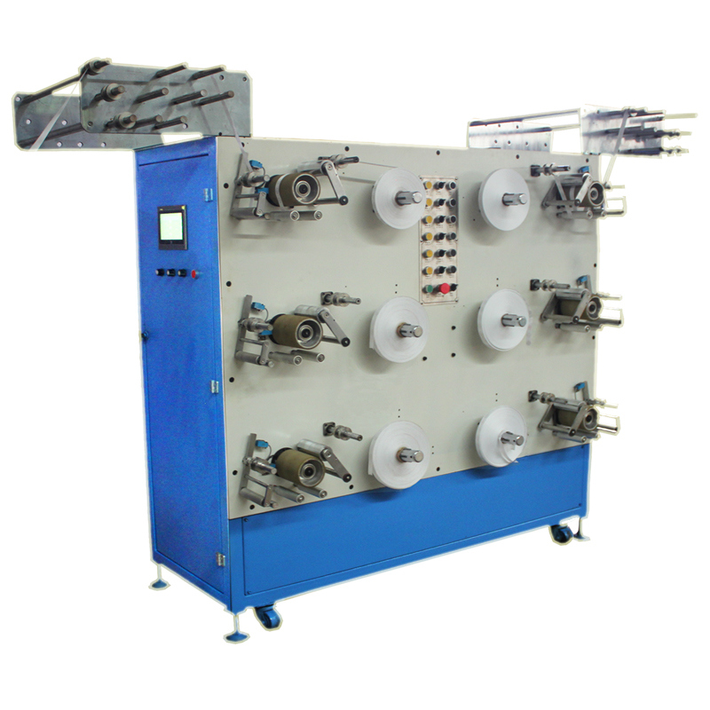 Wholesale Dealers of Polyester Ribbons Dyeing Machine -
 6 Heads Narrow Fabric Rolling Machine – Kin Wah