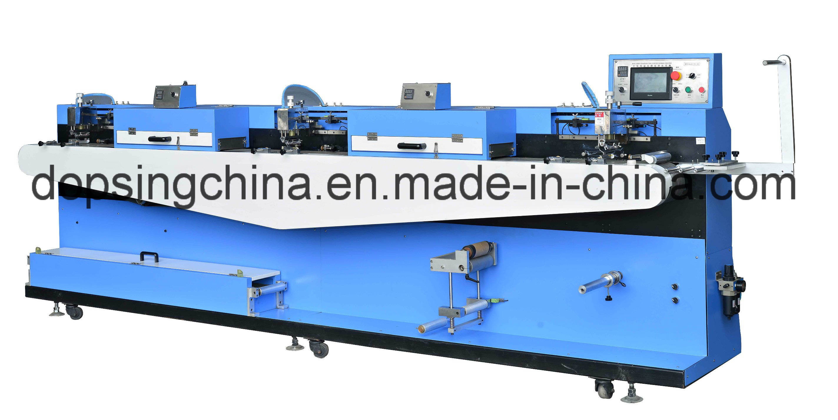 Bottom price Clothing Labels Rolling Machine -
 High Temperature Auto Servo Screen Printing Machine 3+0 – Kin Wah