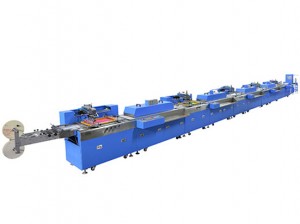 Massive Selection for Ribbon Screen Printing Machine -<br />
 5 Colors Roll to Roll Satin Ribbons Automatic Screen Printing Machine - Kin Wah