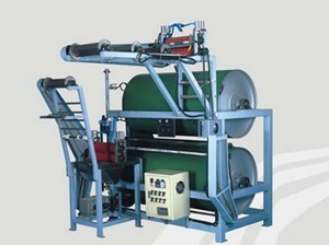 factory customized Tie Down Straps Cutting Machine -<br />
 2 cylinders elastic tapes starching and finishing machine - Kin Wah