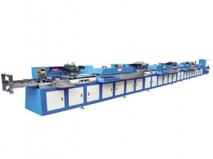 Ordinary Discount Labels Continuous Dyeing And Finishing Machine -<br />
 Garment labels automatic screen printing machine with PLC control - Kin Wah